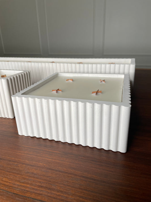 8" x 8" x 4" Container Candle Cloud